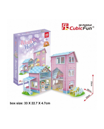 Puzzle 3D Alisat's home domek dla lalek 73el P689H 30689