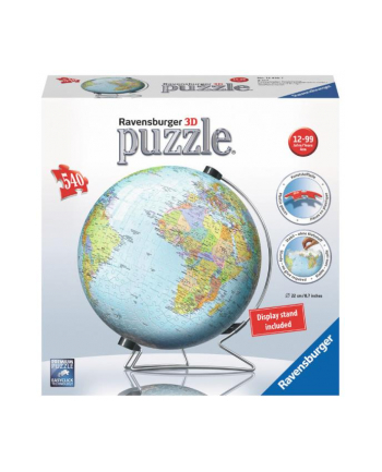Puzzle 3D 540el Globus 124367 RAVENSBURGER
