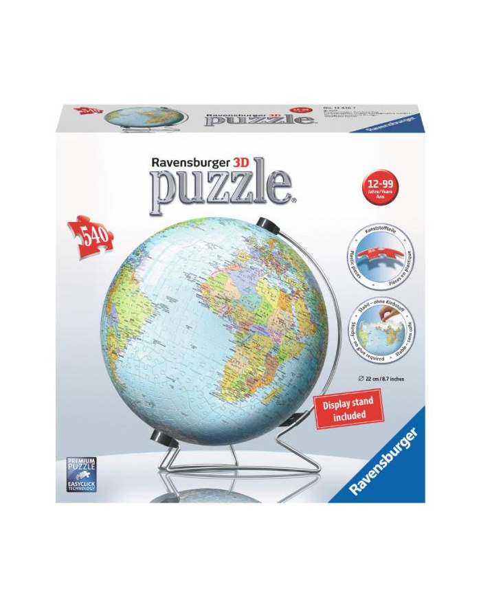Puzzle 3D 540el Globus 124367 RAVENSBURGER główny
