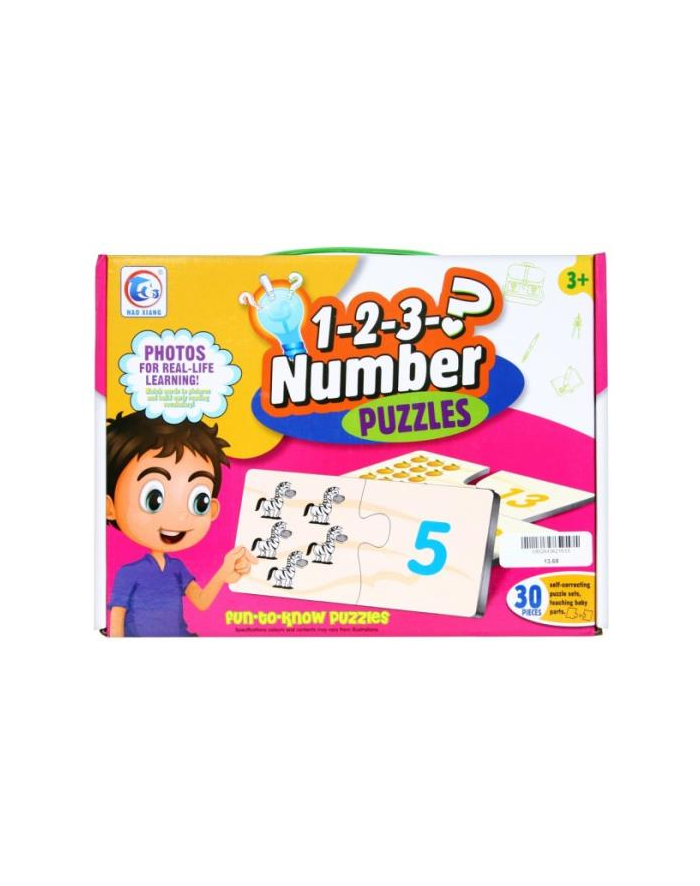 Gra puzzle liczby w pud. 394521 główny
