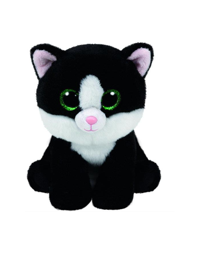 Ty Beanie Boos Sissy – Peluche De Perro Blanco Y Negro De 15 Cm Con Ojos Brillantes, Coleccionable Y Apto Desde El Nacimiento