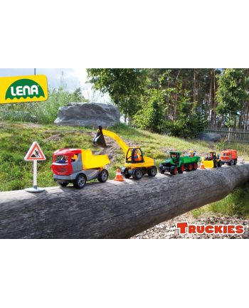 Auto malucha traktor z przyczepą 38cm w pud. NORIMPEX