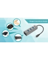 iTec i-tec USB-C Metal 4-portowy HUB 4x USB 3.0 pasywny - nr 19