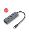 iTec i-tec USB-C Metal 4-portowy HUB 4x USB 3.0 pasywny - nr 2