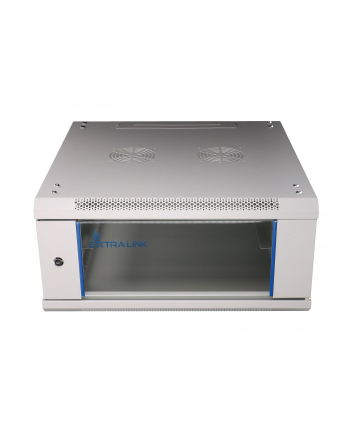 EXTRALINK 4U 600X600 WALL-MOUNTED RACKMOUNT CABINET GREY