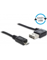 Delock Kabel USB Micro AM-BM 2.0 0.5m Czarny Kątowy Lewo/Prawo USB-A Easy-USB - nr 10