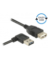 Delock Kabel USB AM-AF 2.0 0.5m Black Angled Left/Right USB-A Easy-USB - nr 1