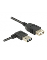 Delock Kabel USB AM-AF 2.0 0.5m Black Angled Left/Right USB-A Easy-USB - nr 8