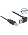 Delock Kabel USB AM-BM 2.0 0.5m Czarny Kątowy Góra/Dół USB-A Easy-USB - nr 1