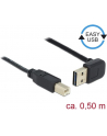 Delock Kabel USB AM-BM 2.0 0.5m Czarny Kątowy Góra/Dół USB-A Easy-USB - nr 5