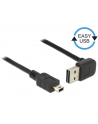 Delock Kabel USB Mini AM-BM 2.0 0.5m Czarny Kątowy Góra/Dół USB-A Easy-USB - nr 1