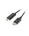 LANBERG Kabel DisplayPort - HDMI M/M 1M czarny - nr 17