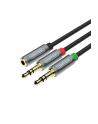 Unitek KABEL MiniJack 3,5mm(F) -2x 3,5mm (M), Y-C957ABK - nr 1