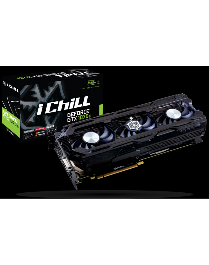 Inno3D iChill GeForce GTX 1070 Ti X3, 8GB GDDR5 (256 Bit), HDMI, DVI, 3xDP główny