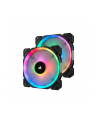 Corsair Fan LL140 RGB LED PWM 2 Fun Pack                        Dual Light Loop RGB LED PWN Fan - 2 Fan Pack with Lighting Node PRO - nr 24