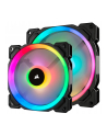 Corsair Fan LL140 RGB LED PWM 2 Fun Pack                        Dual Light Loop RGB LED PWN Fan - 2 Fan Pack with Lighting Node PRO - nr 54