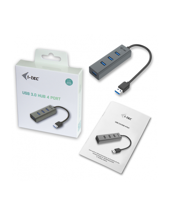 iTec i-tec USB 3.0 Metal 4-portowy HUB 4x USB 3.0 pasywny główny