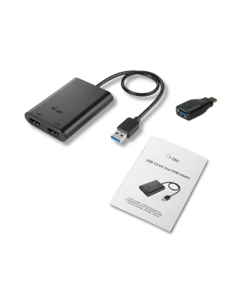 iTec i-tec USB 3.0 / USB-C Dual HDMI 2x 4K Ultra HD Video Adapter