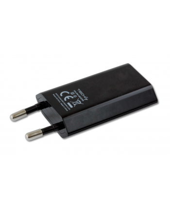 Techly Ładowarka sieciowa USB 5V 1A czarna