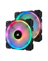 Corsair Fan LL140 RGB LED PWM 2 Fun Pack                        Dual Light Loop RGB LED PWN Fan - 2 Fan Pack with Lighting Node PRO - nr 83