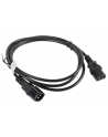LANBERG Przedłużacz kabla zasilającego IEC 320 C13 - C14 1.8M czarny - nr 11
