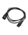 LANBERG Przedłużacz kabla zasilającego IEC 320 C13 - C14 1.8M czarny - nr 12