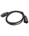 LANBERG Przedłużacz kabla zasilającego IEC 320 C13 - C14 1.8M czarny - nr 4
