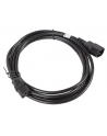 LANBERG Przedłużacz kabla zasilającego IEC 320 C13 - C14 VDE 3M czarny - nr 3