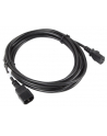 LANBERG Przedłużacz kabla zasilającego IEC 320 C13 - C14 VDE 5M czarny - nr 12