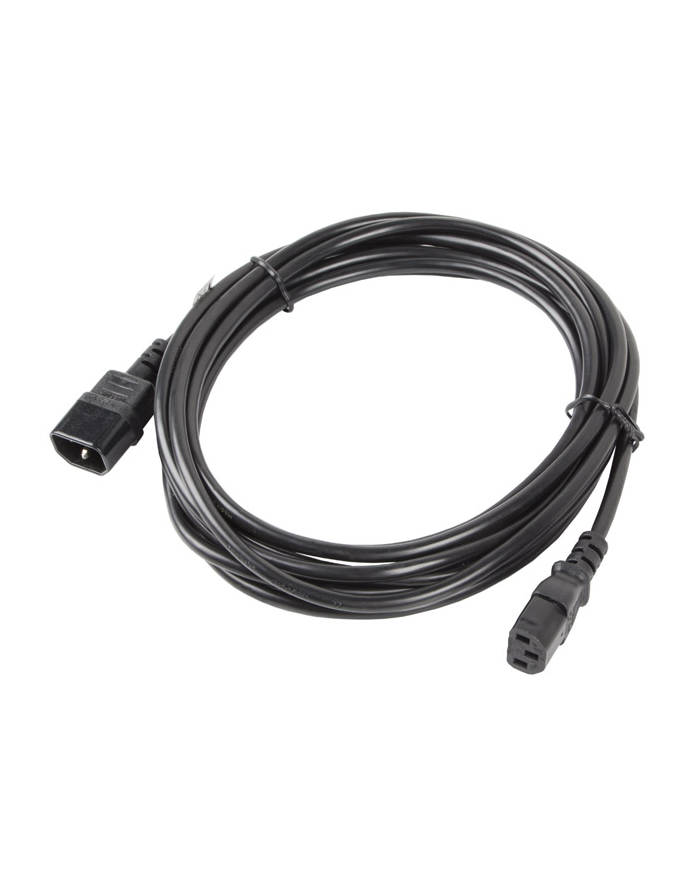 LANBERG Przedłużacz kabla zasilającego IEC 320 C13 - C14 VDE 5M czarny główny
