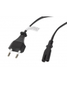 LANBERG Kabel zasilający EURO (radiowy) CEE 7/16 - IEC 320 C7 1.8M       czarny - nr 9