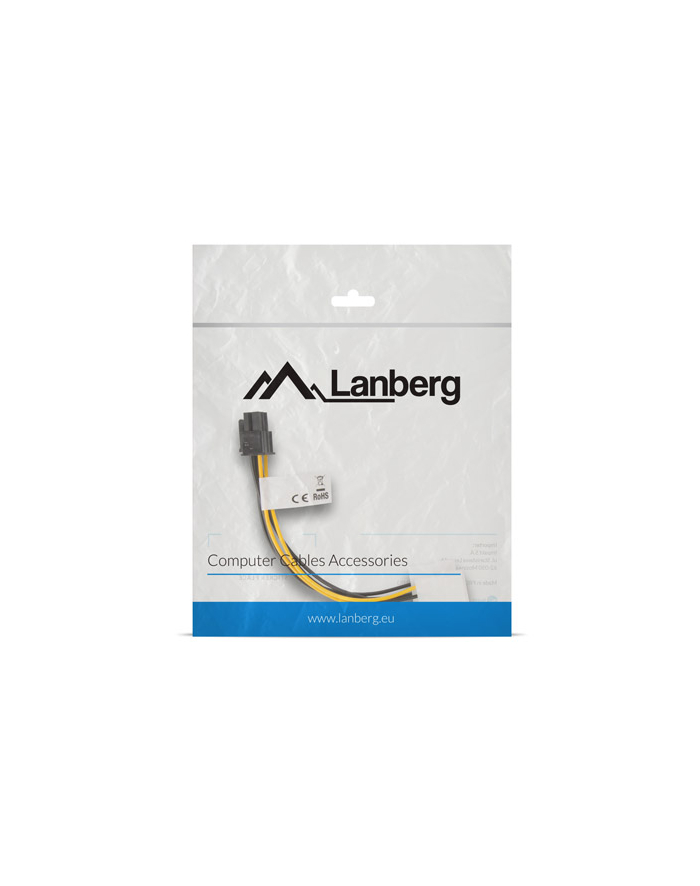LANBERG Kabel rozdzielacz zasilania 2xHDD - 6Pin BTX/PSU główny