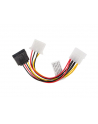 LANBERG Kabel Molex zasilający - Molex + SATA M/F 15cm - nr 14