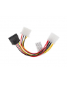 LANBERG Kabel Molex zasilający - Molex + SATA M/F 15cm - nr 18