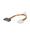 LANBERG Kabel SATA zasilający - Molex M/F 15cm - nr 16