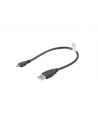 LANBERG Kabel USB 2.0 micro AM-MBM5P 0.3M czarny - nr 11