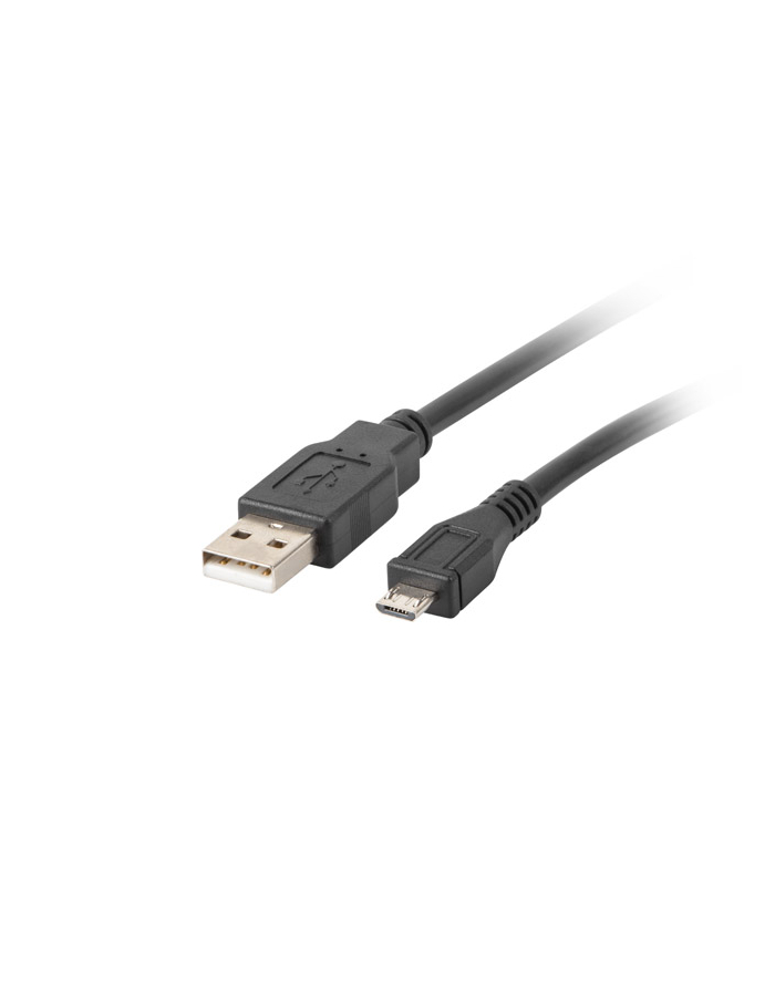 LANBERG Kabel USB 2.0 micro AM-MBM5P 0.3M czarny główny