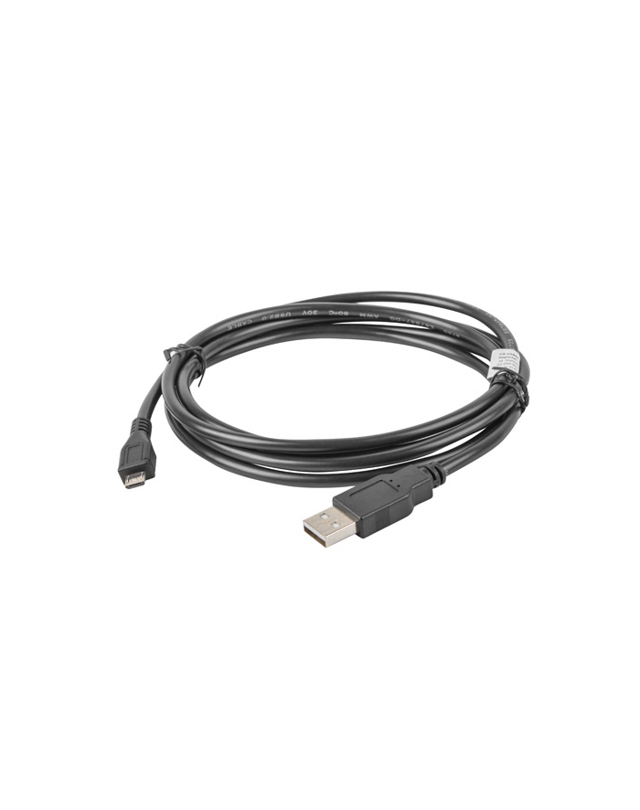 LANBERG Kabel USB 2.0 micro AM-MBM5P 1.8M czarny główny