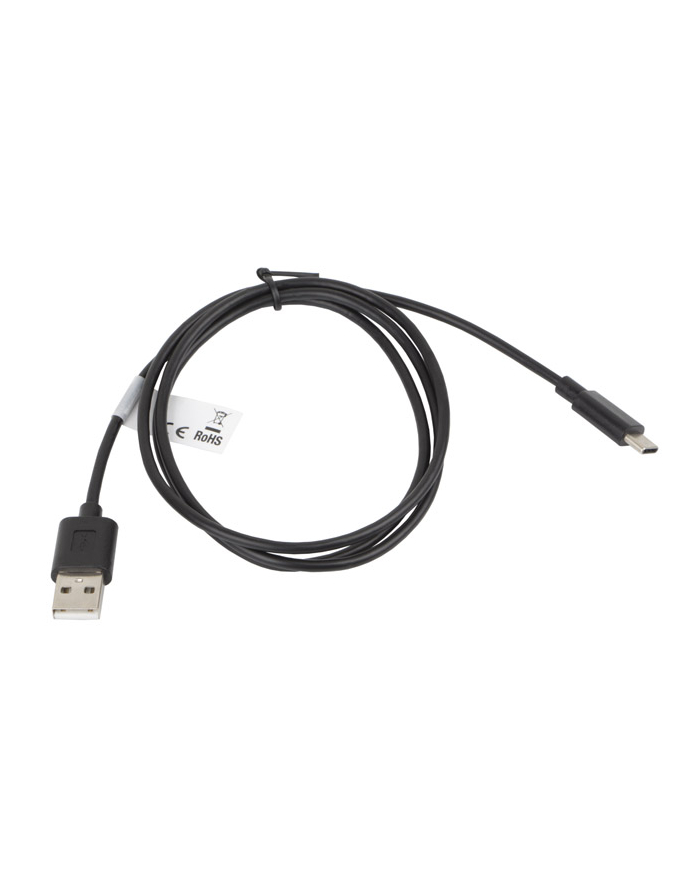 LANBERG Kabel USB-C -> USB-A M/M 1M 2.0 czarny główny