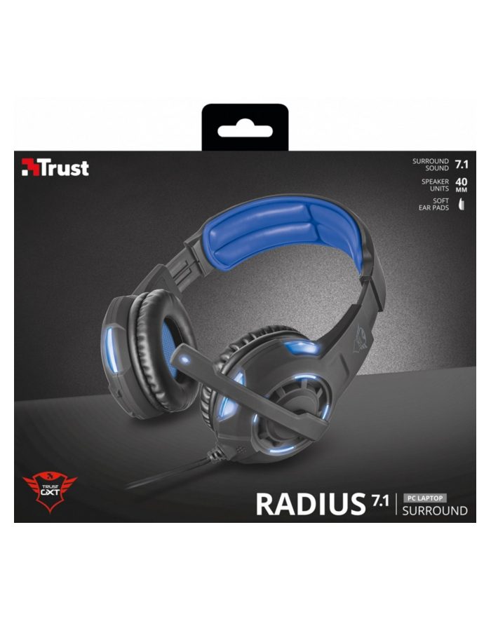 Trust GXT 350 Radius 7.1 Surround Headset główny