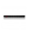 Listwa zasilająca QOLTEC do RACK 19'' | 1U | 10A | PDU | 8xIEC C13 | 2m - nr 11