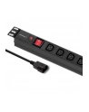 Listwa zasilająca QOLTEC do RACK 19'' | 1U | 10A | PDU | 8xIEC C13 | 2m - nr 13