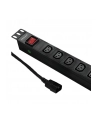 Listwa zasilająca QOLTEC do RACK 19'' | 1U | 10A | PDU | 8xIEC C13 | 2m - nr 7