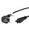 LANBERG Kabel zasilający Laptop (MIKI) IEC 7/7 - IEC 320 C5 1.8M VDE czarny - nr 10
