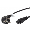 LANBERG Kabel zasilający Laptop (MIKI) IEC 7/7 - IEC 320 C5 1.8M VDE czarny - nr 26