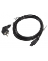 LANBERG Kabel zasilający Laptop (MIKI) IEC 7/7 - IEC 320 C5 3M VDE czarny - nr 11