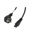 LANBERG Kabel zasilający Laptop (MIKI) IEC 7/7 - IEC 320 C5 3M VDE czarny - nr 15