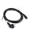 LANBERG Kabel zasilający Laptop (MIKI) IEC 7/7 - IEC 320 C5 3M VDE czarny - nr 3