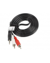 LANBERG Kabel Minijack - 2x Chinch M/M 2M - nr 1