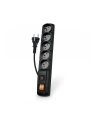 HSK Data (Acar) Acar F5 lath power-filter, black, 3,0 m,  straight plug - nr 2